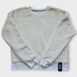 UGG Cream Sherpa Sweatshirt. Size: L